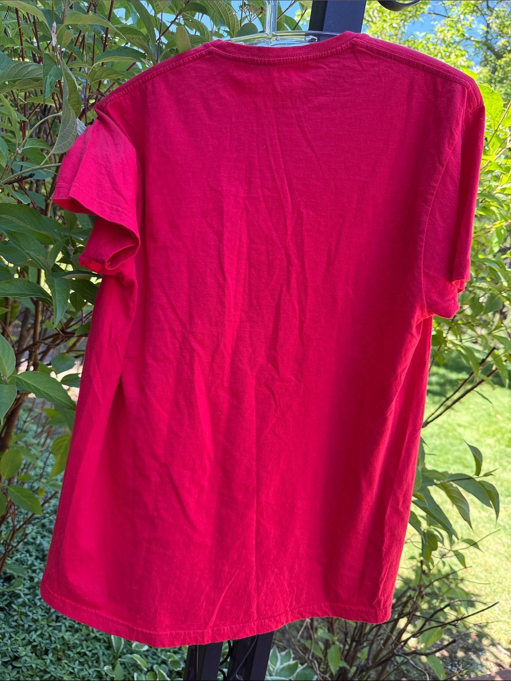 España Red Tee with Crest men size L red color short sleeve pre-owned with gift - Picture 6 of 16